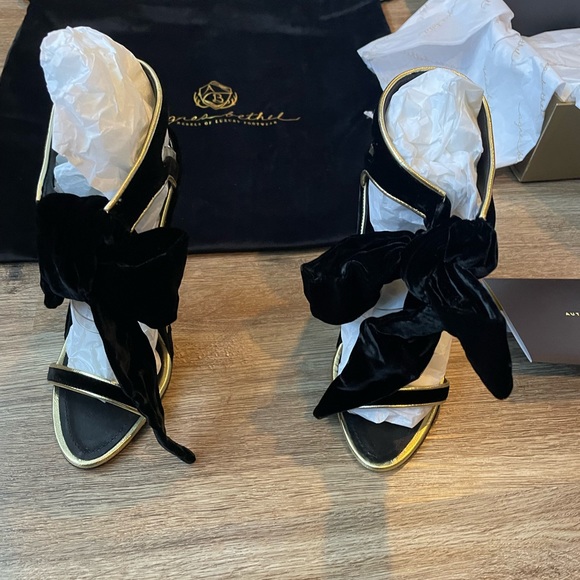 Agnes bethel Pat heel size euro  37 shoes NWT - Picture 2 of 11